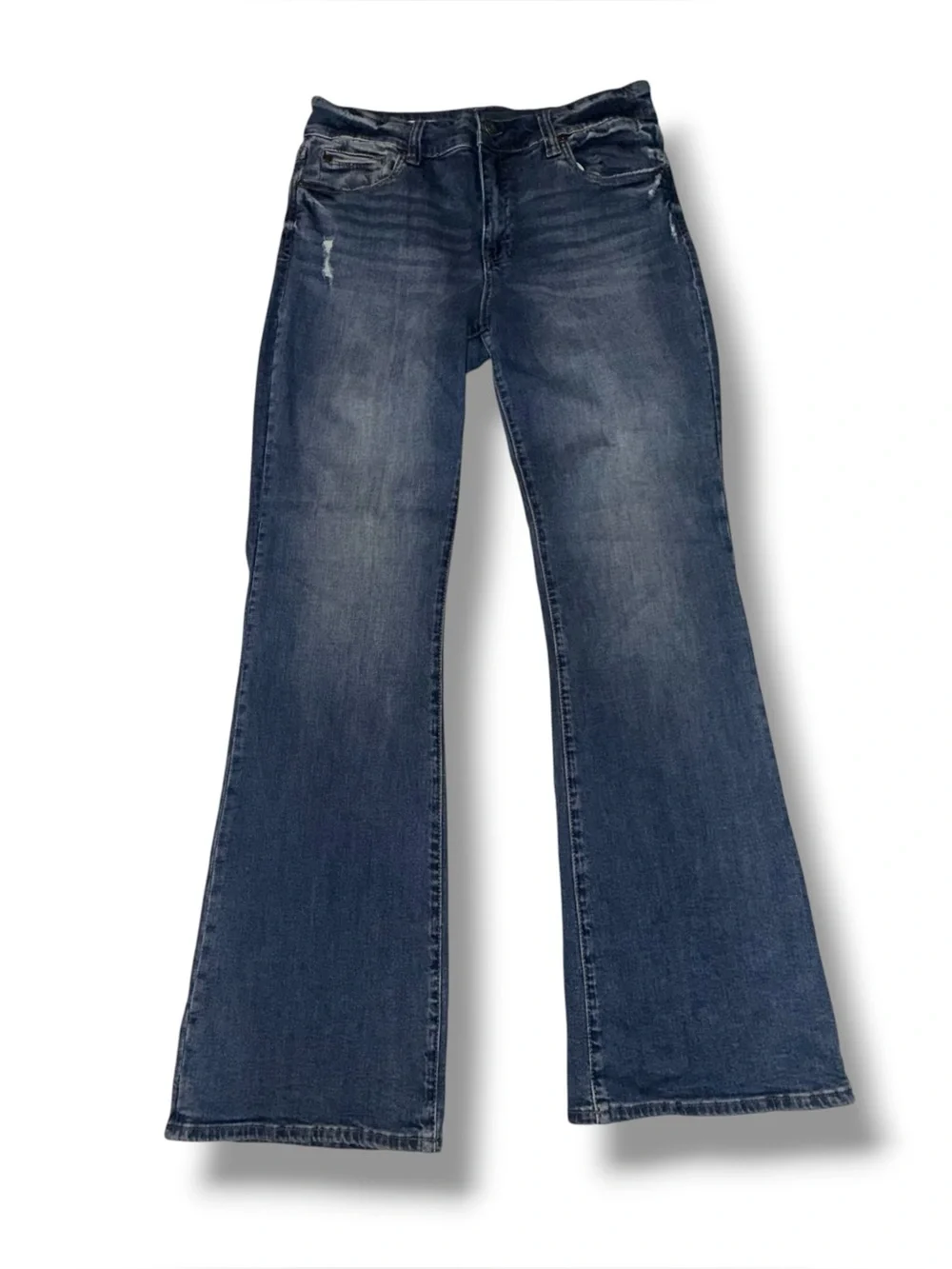 KUT FROM THE KLOTH Nicole High-Rise Bootcut- Women’s Jeans 12 Watsonia Blue
